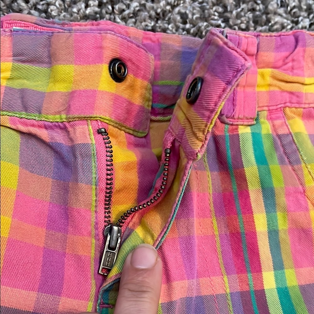 Cherokee Multicolor Plaid Kids Shorts - Picture 4 of 8